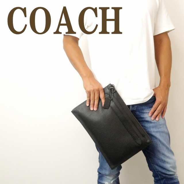 コーチ Coach バッグ メンズ ショルダーバッグ 斜め掛け 2way クラッチバッグ 2way ブラック黒 qbbk ブランド 人気の通販はau Pay マーケット 贅沢屋