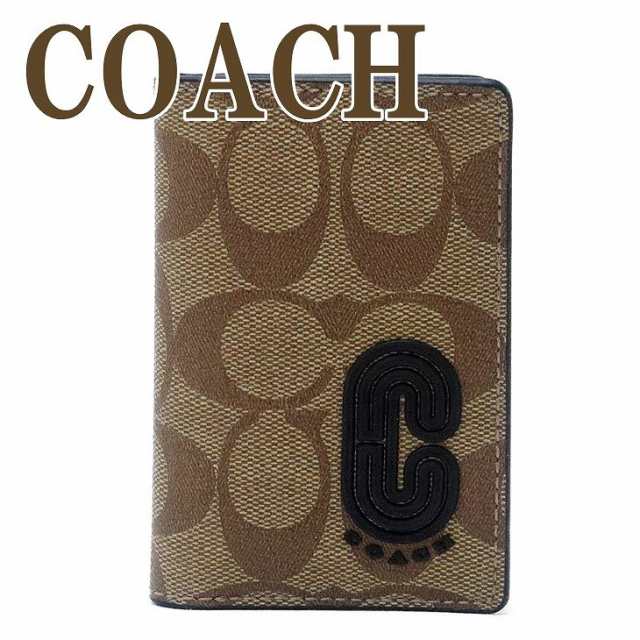コーチ COACH カードケース メンズ IDケース パスケース 定期入れ シグネチャー レザー 2040QBTAL 【ネコポス】 ブランド 人気の通販は