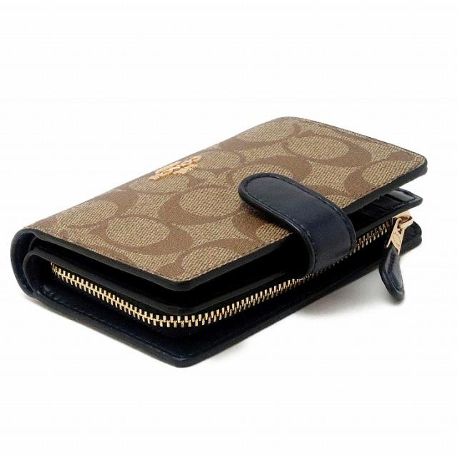 コーチ COACH 財布 レディース 二つ折り財布 シグネチャー レザー 23553IMDT3 ブランド 人気