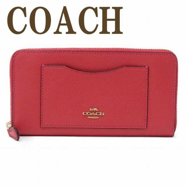 コーチ Coach 財布 長財布 レディース クロスグレーン レザー ラウンドファスナー ピンク impop ブランド 人気の通販はau Pay マーケット 贅沢屋