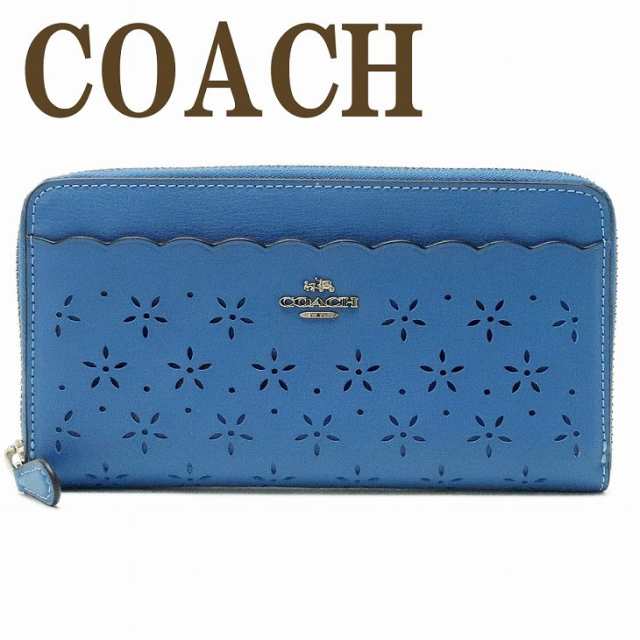 コーチ Coach 財布 長財布 レディース ラウンドファスナー 花 パンチング レザー svoea ブランド 人気の通販はau Pay マーケット 贅沢屋