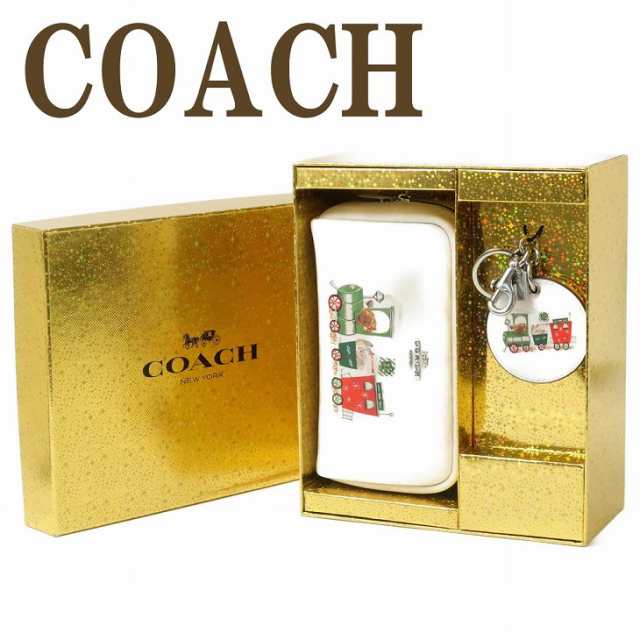 コーチ COACH ポーチ コスメポーチ ミラー キーリング キーホルダー ...