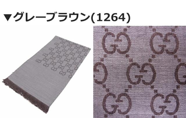 グッチ マフラー GUCCI メンズ レディース ストール シルク混 GG 大判マフラー ユニセックス 165904_4