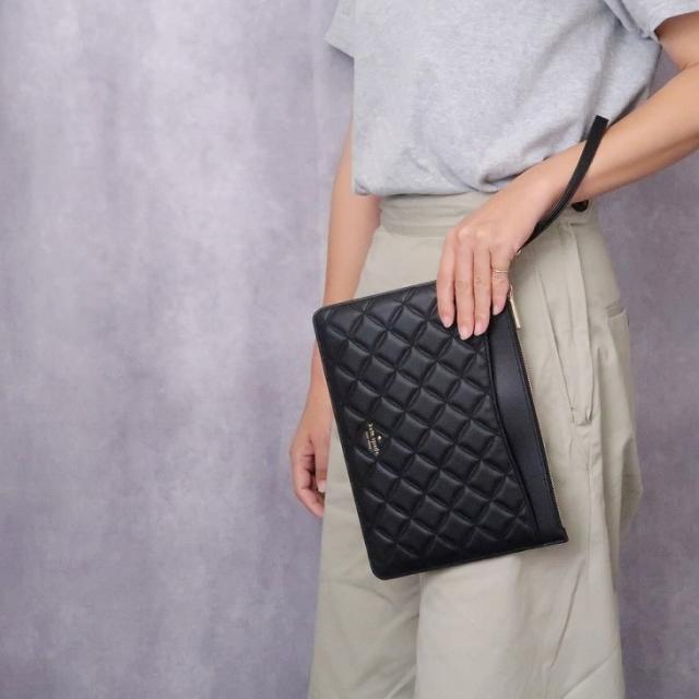 ケイトスペード KateSpade レディース 御徒面子 車寄せ クラッチペダル御徒面子 黒いこと 黒 キルト キルティング K7017-001 ブランド名 一般受け