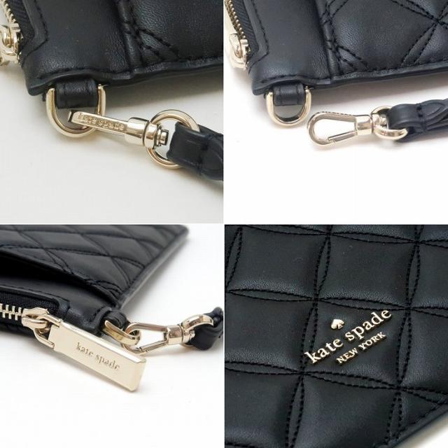 ケイトスペード KateSpade レディース 御徒面子 車寄せ クラッチペダル御徒面子 黒いこと 黒 キルト キルティング K7017-001 ブランド名 一般受け