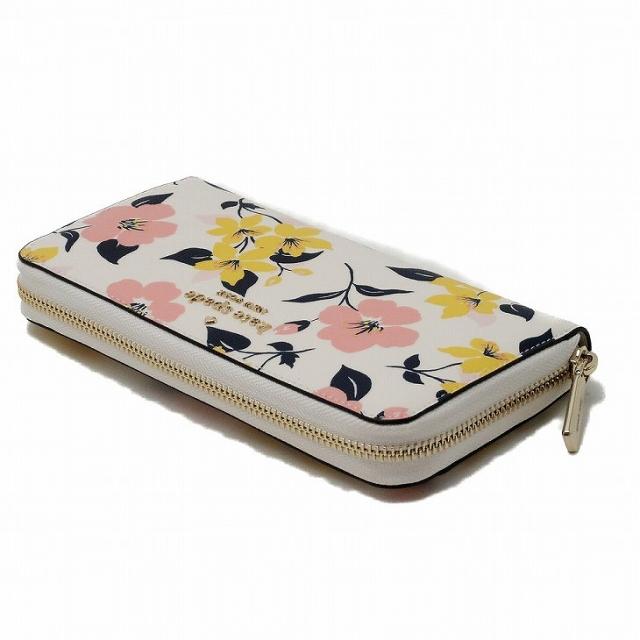【訳あり】 ケイトスペード 財布 Kate Spade 長財布 レディース 花柄 フローラル ラウンドファスナー 花柄 フローラル 箱 ボックス ギフトセット ピンク K7224-250 ブランド 人気_2