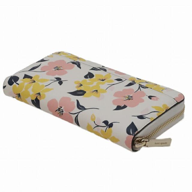 【訳あり】 ケイトスペード 財布 Kate Spade 長財布 レディース 花柄 フローラル ラウンドファスナー 花柄 フローラル 箱 ボックス ギフトセット ピンク K7224-250 ブランド 人気_3