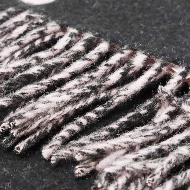 ケイトスペード KateSpade マフラー レディース ブラック 黒 ピンク KS1003751-001 ブランド 人気の通販は