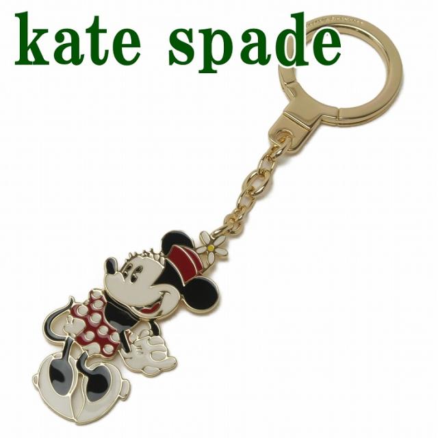 ケイトスペード KateSpade キーホルダー アクセサリー キーリング ディズニー ミニー WORU0324-974 【ネコポス】 ブランド 人気