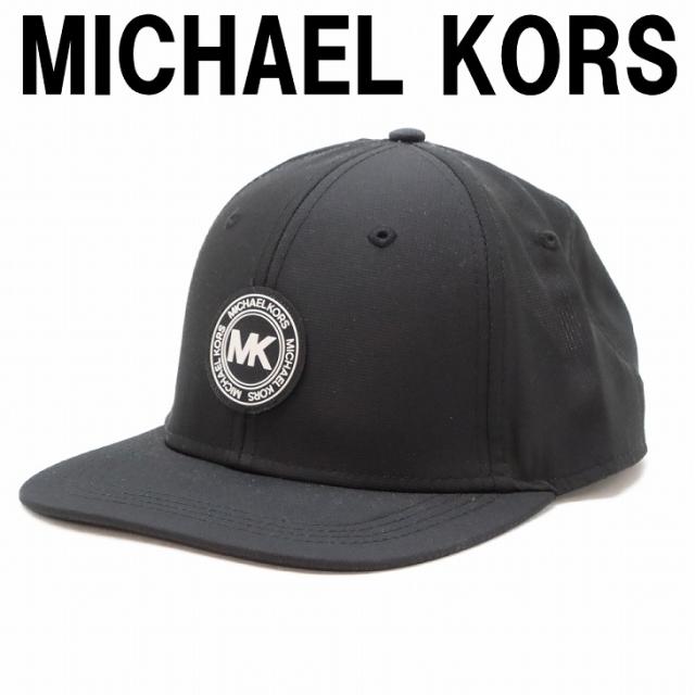 マイケルコース MICHAEL KORS 帽子 メンズ ベースボールキャップ ハット つば付 スポーツ ロゴ 男女兼用 レディース ユニセックス ブラック 黒 OF200213YG-BLACK ブランド 人気