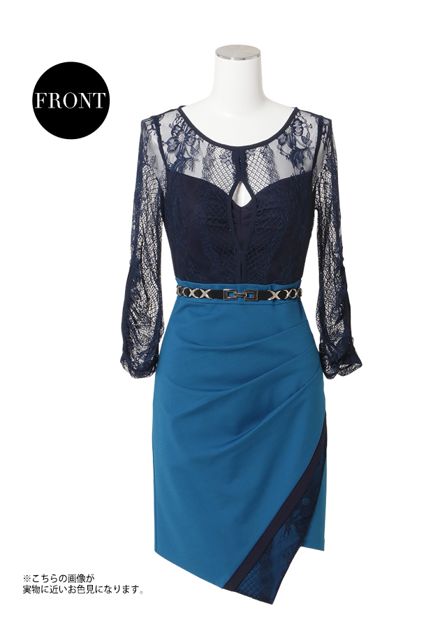 キャバドレス キャバ ドレス 大きいサイズ ソブレ ミニ ワンピ 3126 バストオープンレースワンピース 袖付き 春新作 の通販はau Pay マーケット Sobre ソブレ キャバドレス スーツ専門店