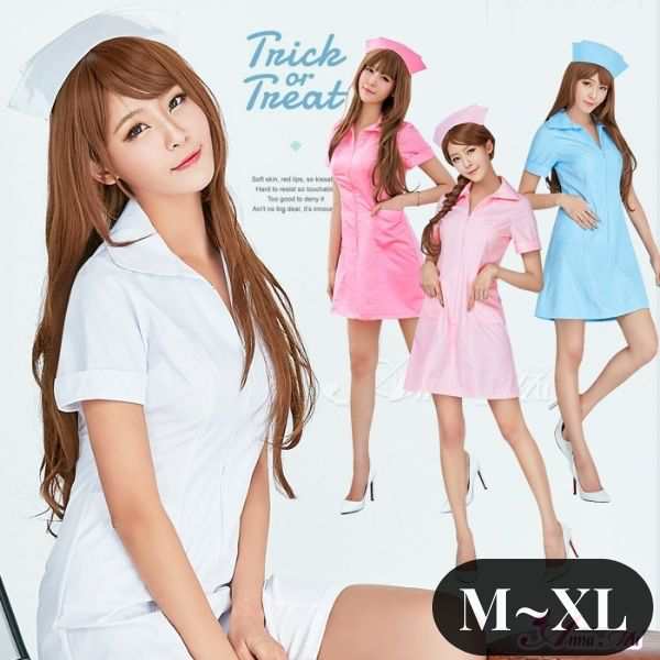 ナース コスプレ M-XL ナース服 コスプレ衣装 衣装 仮装 セクシー