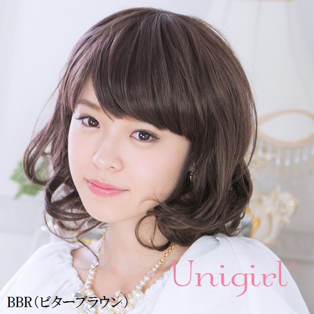 ユニガール ウィッグ 180 耐熱 ミックスカールのアレンジショート スウィートガーリーショート Hs Ugl の通販はau Pay マーケット ララレディー