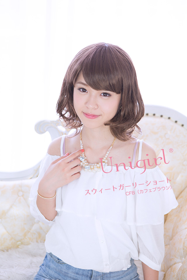 ユニガール ウィッグ 180 耐熱 ミックスカールのアレンジショート スウィートガーリーショート Hs Ugl の通販はau Pay マーケット ララレディー