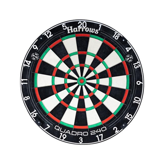 【送料無料】Harrows QUADRO 240 DARTBOARD