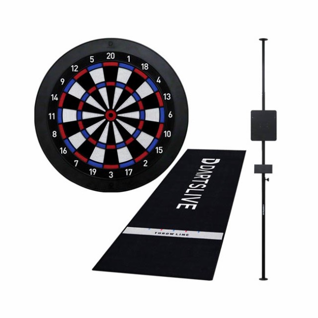 【セット商品】【送料無料】DARTSLIVE Home(ダーツライブホーム) & DARTSLIVE ポールスタンド & DARTSLIVE Home スローマット　