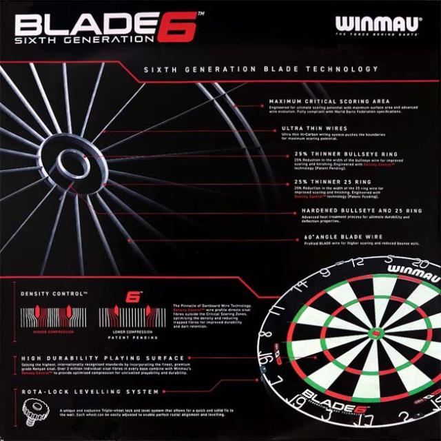 送料無料】Winmau Blade6 Dartboard の通販はau PAY マーケット
