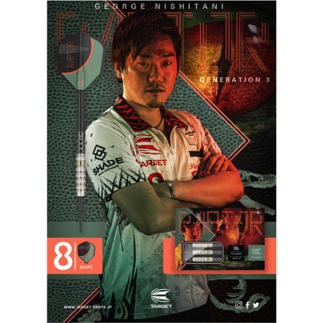 送料無料】TARGET JAPAN RAPTOR G3 2BA ＜210209＞ 西谷譲二選手モデル