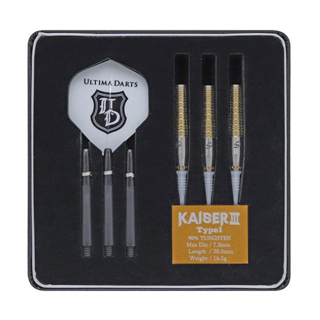 送料無料】ULTIMA DARTS KAISER3 Type1 Gold 2BA 荏隈秀一選手モデル