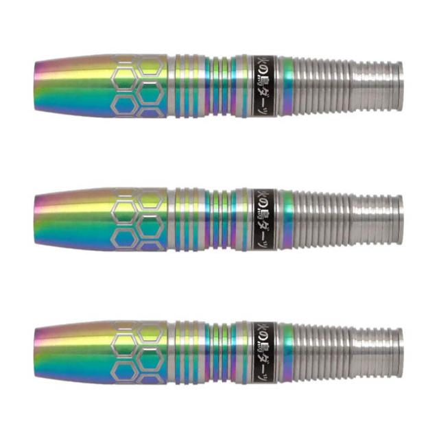 【送料無料】火の鳥 DARTS JAPAN 戦神シリーズ 90T IVORY レインボー 2BA