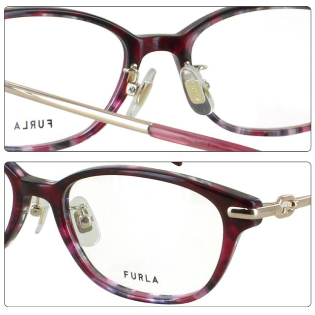 フルラ 偏光 サングラス レディース UVカット ブランド 度付き可 おしゃれ 浅めウェリントン コンビフレーム FURLA VFU754J 0797 0823 09PS 運転用 ドライブ_16