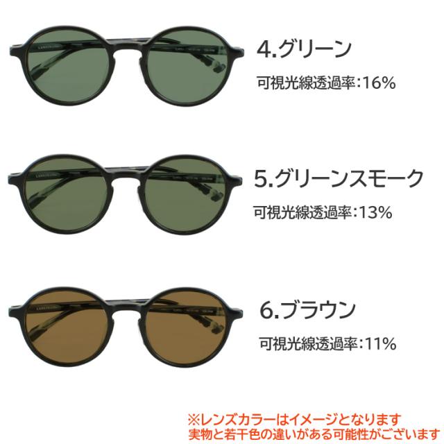 ランバンオンブルー サングラス レディース uvカット 運転用 ブランド ラウンド セルフレーム VLB022J 06SC 0700 0856 098Z グレー ブルー グリーン ブラウン_4
