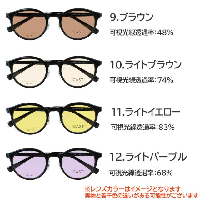 跳ね上げ サングラス レディース メンズ uvカット 薄い 色 薄色サングラス ボストン セルフレーム はねあげ LY3224 ライトスモーク ライトブラウン グレー ブルー グリーン ピンク イエロー パープル_5
