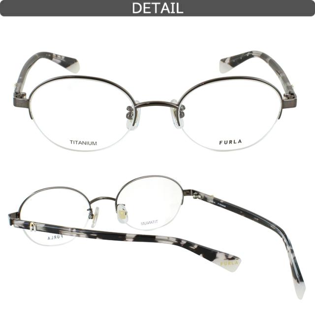 ブルーライトカット メガネ フルラ FURLA 度なし 度付き 眼鏡 PCめがね ブランド UVカット 近視対応 レディース おしゃれ オーバル チタンフレーム アセテートテンプル ブランド VFU964J 0196 08F4 08F5 0I86 度入り 度あり 近視 近眼 乱視 度なし だて 伊達 ブルーライトカット メガネ フルラ FURLA 度なし 度付き 眼鏡 PCめがね