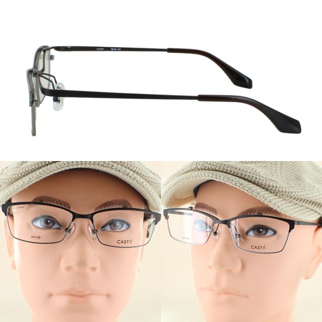 サングラス 跳ね上げ式 メンズ UVカット 薄い 色 サーモントブロー スクエア メタルフレーム CAST 5618 鼻パッド付き 調整可能 グレー ブルー グリーン ブラウン ピンク イエロー 夜間運転 パープル ブルーライトカット UV400 紫外線カット 紫外線対策_16