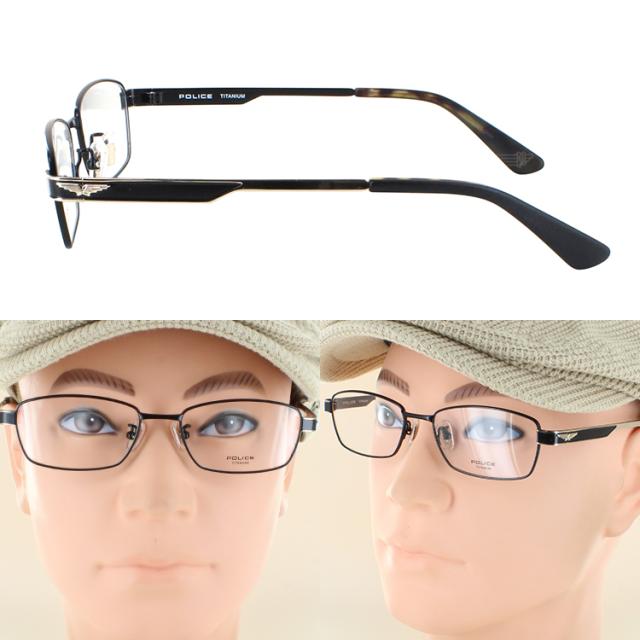 ポリス サングラス メンズ UVカット 薄い色 ブランド ライトカラー