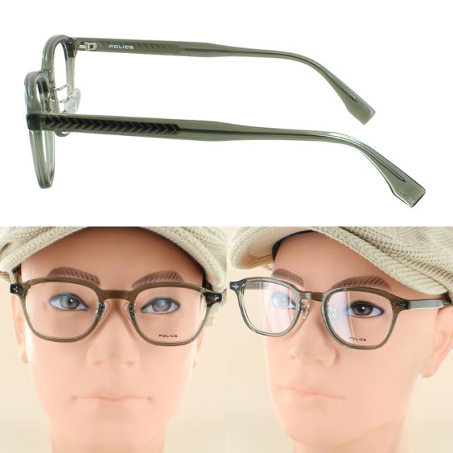 ポリス POLICE ブルーライトカット メガネ 2025SSモデル 度付きメガネ