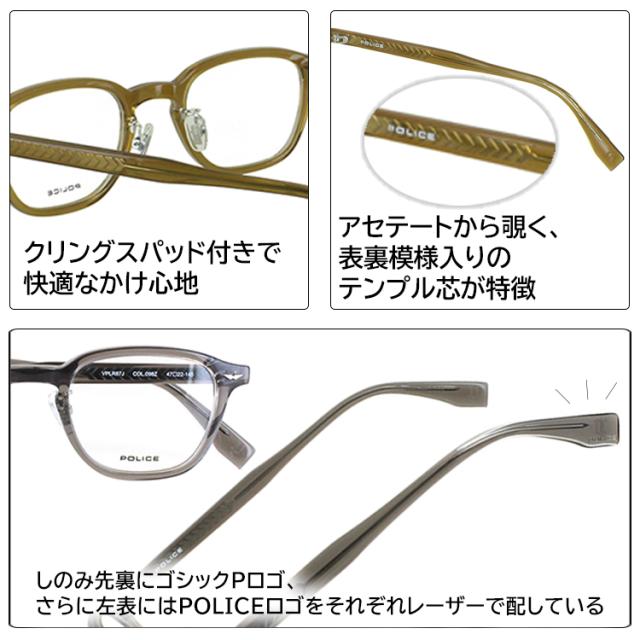 老眼鏡 メンズ レディース ブルーライトカット ポリス リーディング