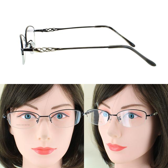 遠近両用メガネ レディース おしゃれ 老眼鏡 遠近両用 中近両用