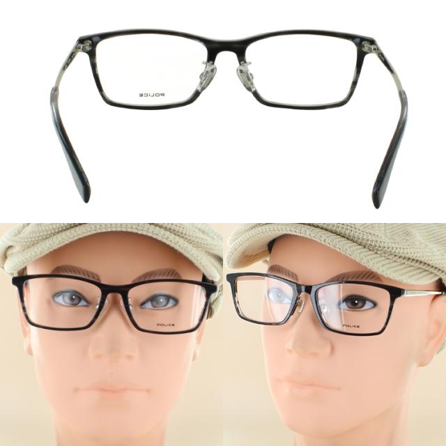 調光メガネ 眼鏡 ポリス POLICE 度付き 度なし 調光サングラス メンズ