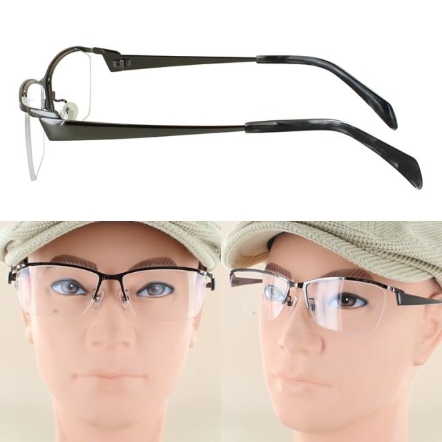 老眼鏡 遠近両用 メンズ 大きいサイズ 59サイズ ビッグサイズ おしゃれ