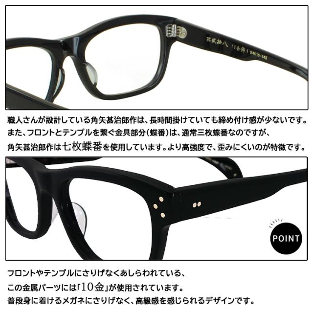 匠 角矢甚治郎作 メガネフレーム 眼鏡フレーム 日本製 セルロイド