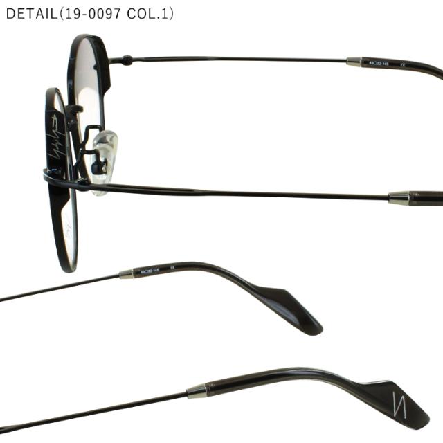 度付きメガネ 度入り 度あり ヨウジヤマモト メガネ YOHJI YAMAMOTO 19-0097 3カラー展開 正規品 ラウンド 丸メガネ チタンフレーム 軽量 薄型非球面レンズ 近視 乱視 遠視 老眼 度入り 度なし だて 伊達 メンズ 男性 おしゃれ ビジネス カジュアル_16