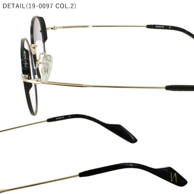 度付きメガネ 度入り 度あり ヨウジヤマモト メガネ YOHJI YAMAMOTO 19-0097 3カラー展開 正規品 ラウンド 丸メガネ チタンフレーム 軽量 薄型非球面レンズ 近視 乱視 遠視 老眼 度入り 度なし だて 伊達 メンズ 男性 おしゃれ ビジネス カジュアル_17