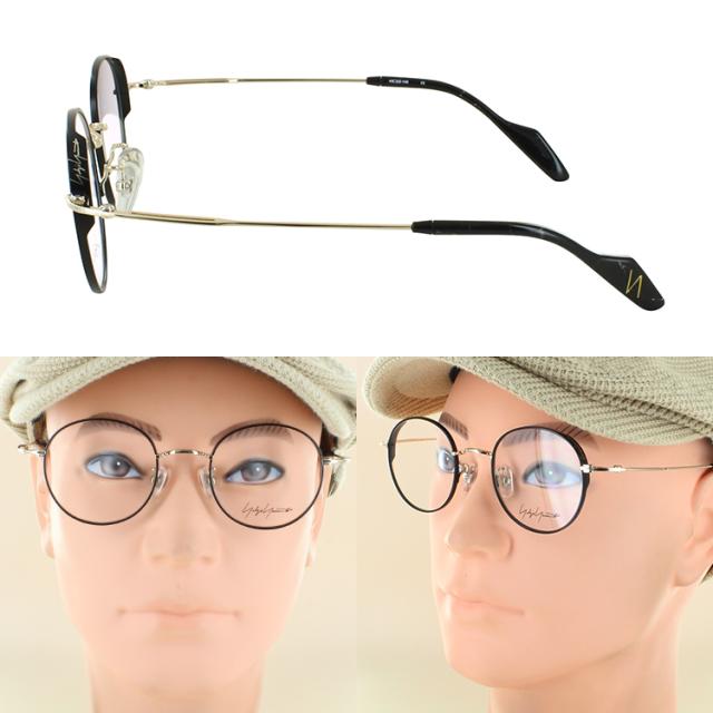 度付きメガネ 度入り 度あり ヨウジヤマモト メガネ YOHJI YAMAMOTO 19-0097 3カラー展開 正規品 ラウンド 丸メガネ チタンフレーム 軽量 薄型非球面レンズ 近視 乱視 遠視 老眼 度入り 度なし だて 伊達 メンズ 男性 おしゃれ ビジネス カジュアル_11