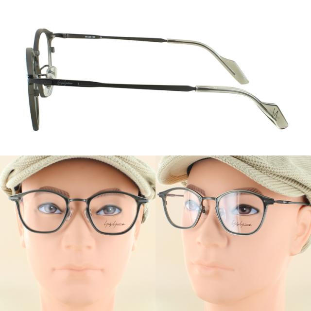 ヨウジヤマモト メガネ YOHJI YAMAMOTO 19-0102 3カラー展開 正規品 ウェリン チタンフレーム アセテートインナーリム βチタン メンズ 男性 おしゃれ 日本製 鯖江 メイドインジャパン ケース付き 度付きレンズ交換可能 かっこいい クラシック_7