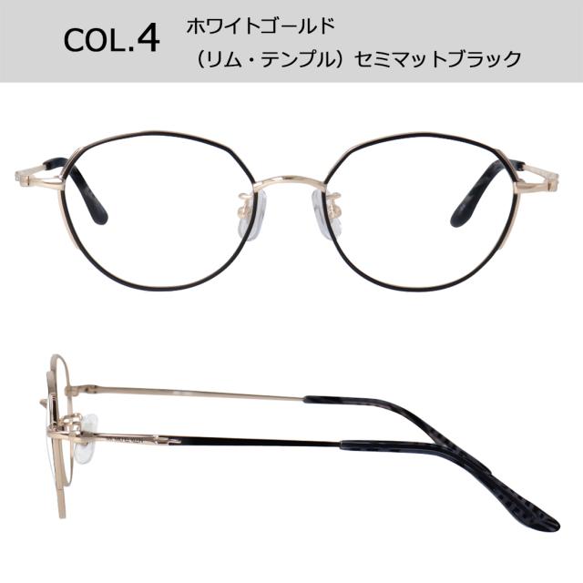 度付きメガネ 度入り 度あり ミッシェル・クラン メガネ MICHEL KLEIN MK-1001 4カラー展開 正規品 多角形 ボストン チタンフレーム クリングス鼻パッド 薄型非球面レンズ 近視 乱視 遠視 老眼 度なし だて 伊達 レディース 女性 おしゃれ モード エレガンス_12