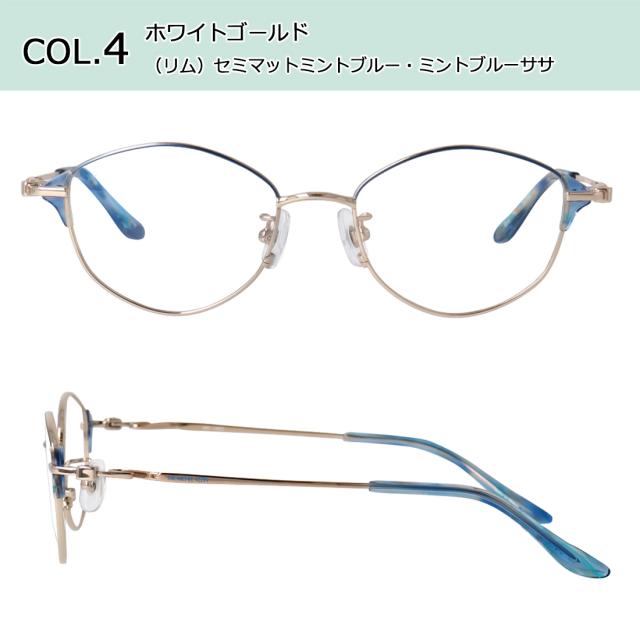 度付きメガネ 度入り 度あり ミッシェル・クラン メガネ MICHEL KLEIN MK-1002 4カラー展開 軽量 正規品 多角形 チタンフレーム ダブルカラー 薄型非球面レンズ 近視 乱視 遠視 老眼 度なし だて 伊達 レディース 女性 おしゃれ モード エレガンス_12