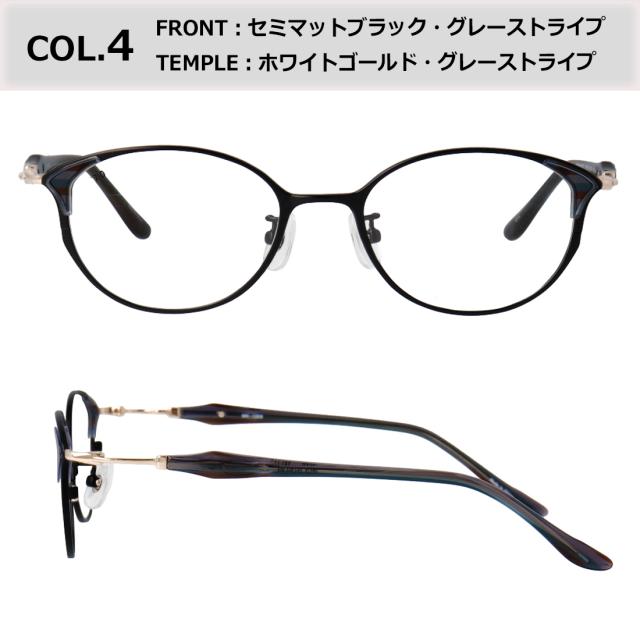 度付きメガネ ミッシェル・クラン メガネ MICHEL KLEIN MK-1006 4カラー展開 軽量 正規品 チタンフレーム オーバルボストン 度入り 度あり 近視 乱視 遠視 老眼 度なし だて 伊達 レディース 女性 おしゃれ モード エレガンス 薄型非球面レンズ_12