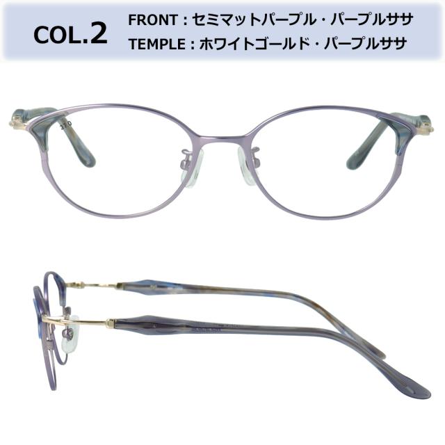 度付きメガネ ミッシェル・クラン メガネ MICHEL KLEIN MK-1006 4カラー展開 軽量 正規品 チタンフレーム オーバルボストン 度入り 度あり 近視 乱視 遠視 老眼 度なし だて 伊達 レディース 女性 おしゃれ モード エレガンス 薄型非球面レンズ_8