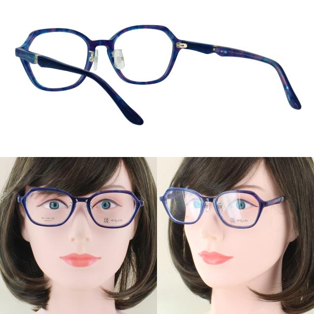 度付きメガネ ミッシェル・クラン メガネ MICHEL KLEIN MK-1009 4カラー展開 正規品 スクエア アセテートフレーム ヨーロップ調 度入り 度あり 近視 乱視 遠視 老眼 度なし だて 伊達 レディース 女性 おしゃれ モード エレガンス 薄型非球面レンズ_13