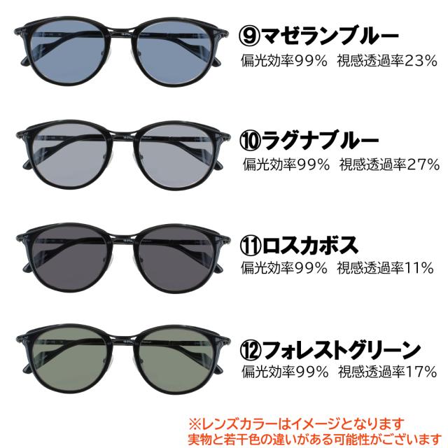 ヨウジヤマモト 日本製 偏光サングラス メンズ 度付き対応 ボストン アセテート チタン コンビフレーム YOHJI YAMAMOTO 19-0108 正規品 UVカット ブランド 釣り 運転用 ドライブ RARTS 偏光レンズ 日本製レンズ 乱反射防止_6