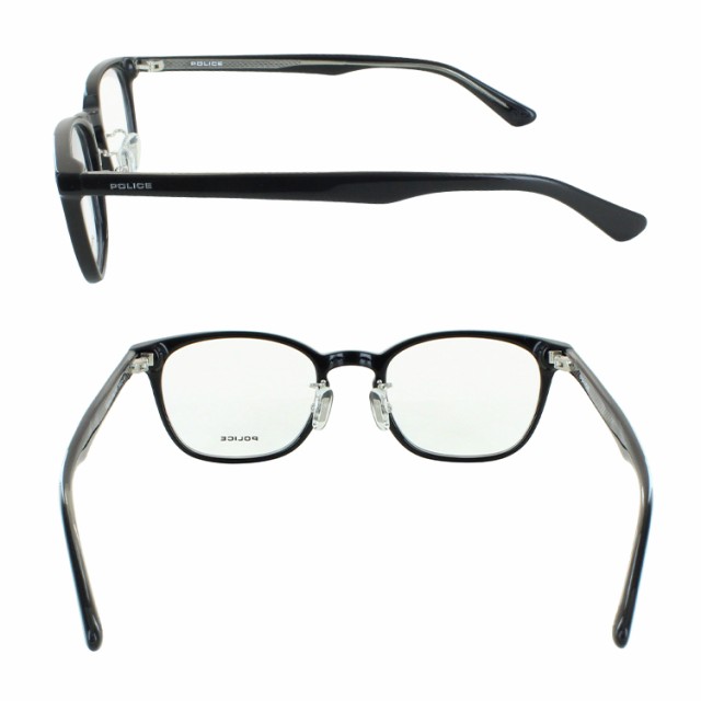 ポリス メガネフレーム 眼鏡フレーム メンズ VPLL91J 0700 ブラック