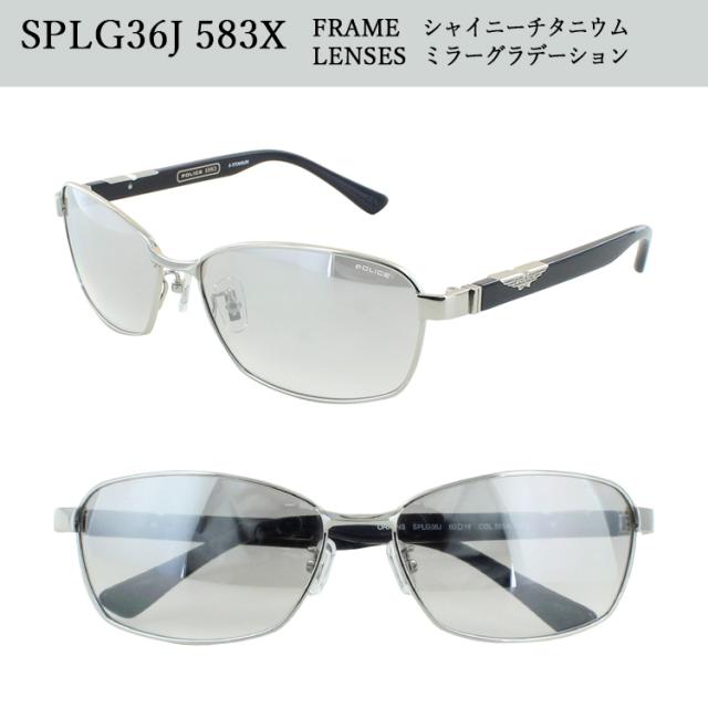 POLICE ポリス SPLT95KJ-5409HP サングラス Shiny Transparent Dark