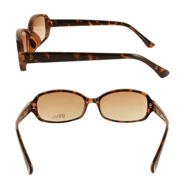 最終値下げ　サングラス薄い色ブラウンレンズ サングラス レディース UVカット セルフレーム オーバル