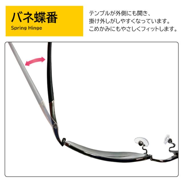 老眼鏡入り サングラス 偏光 メンズ UVカット 運転 ドライブ 釣り スポーツ リーディンググラス 冒険王 バイフォーカル M BFM-1S 1.5 2.0 2.5 送料無料 沖縄以外_3